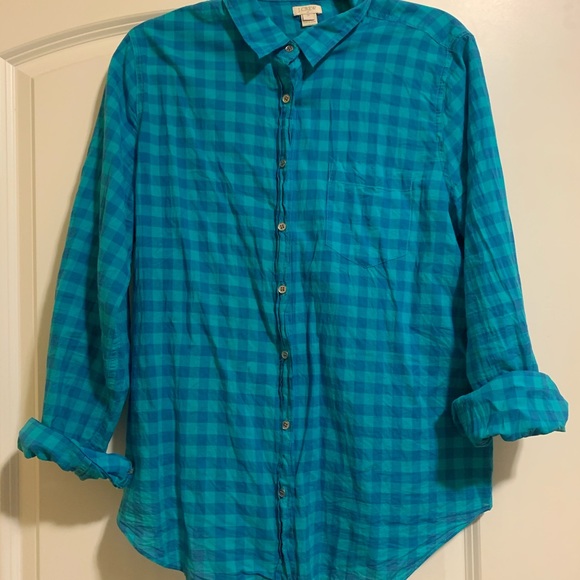 J Crew Button Down Shirt - Picture 2 of 4